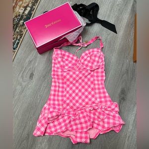 Juicy couture pink swim dress XS